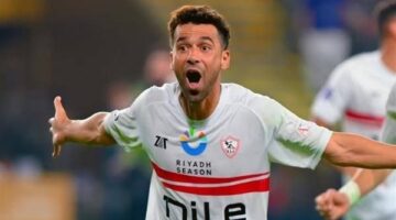 عبد الله السعيد يمنح الزمالك التقدم أمام حرس الحدود في الشوط الأول