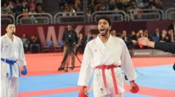 عبدالله هشام يتوج بذهبية في الدوري العالمي للكاراتيه