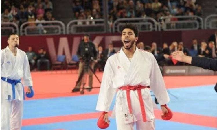 عبدالله هشام يتوج بذهبية في الدوري العالمي للكاراتيه