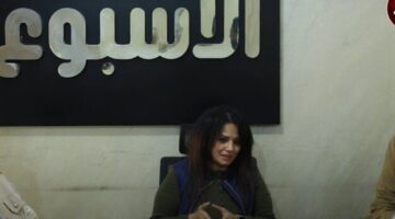 عبير المرسي في زيارة لـ «الأسبوع» لعرض برنامجها الانتخابي (صور)