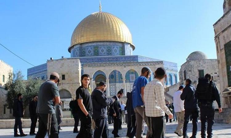 أعداد هائلة من “المستوطنين” تدخل ساحة البراق في المسجد الأقصى