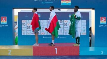 عمان تحصد 6 ميداليات في الألعاب الخليجية الشاطئية