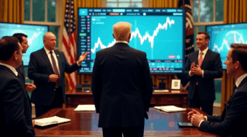 ترامب ينصح المستثمرين بشراء الأسهم ويؤكد قرب إبرام اتفاقات تجارية جديدة