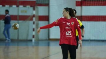 فريق سيدات يد الأهلي يفوز على الزمالك في الدوري