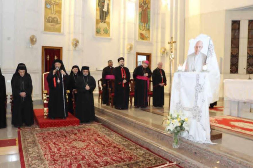 بطريرك الاقباط الكاثوليك يستقبل تعازي البابا فرنسيس (تفاصيل)