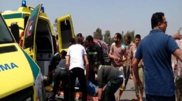 إصابة 6 أشخاص في حادث تصادم 3 سيارات بالفيوم