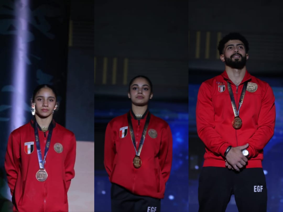 في انجاز تاريخي.. 5 ميداليات حصيلة مصر في كأس العالم للجمباز الفني في انجاز تاريخي.. 5 ميداليات حصيلة مصر في كأس العالم للجمباز الفني