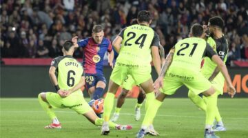 فيديو| داني أولمو يسجل هدف برشلونة الأول أمام ريال مايوركا