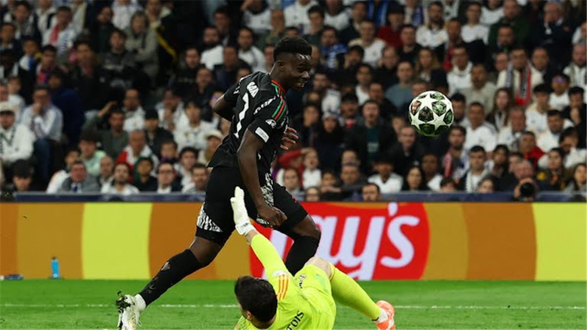 فيديو | ساكا يسجل هدف آرسنال الأول أمام ريال مدريد في دوري أبطال أوروبا فيديو | ساكا يسجل هدف آرسنال الأول أمام ريال مدريد في دوري أبطال أوروبا