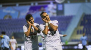 فيديو | ناصر منسي يسجل هدف الزمالك الثاني أمام حرس الحدود
