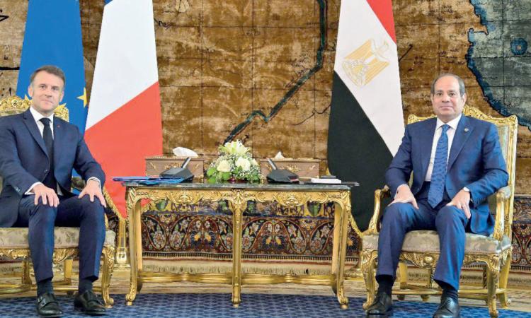 قمة «السيسي» و«ماكرون» تؤكد ثبات الموقف المصرى على إقامة الدولة الفلسطينية قمة «السيسي» و«ماكرون» تؤكد ثبات الموقف المصرى على إقامة الدولة الفلسطينية
