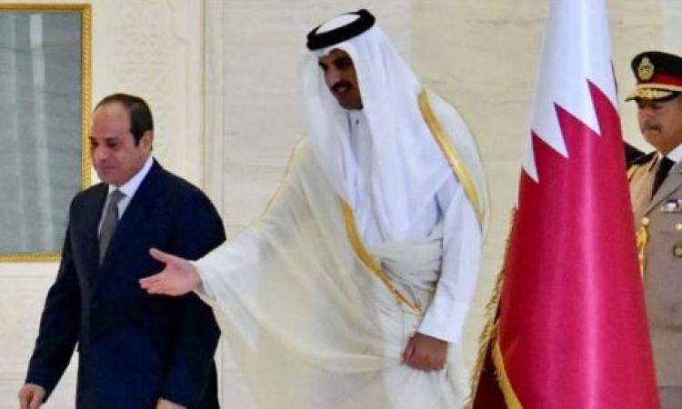 قمة مصرية قطرية بالدوحة غدا لبحث تعزيز التعاون الثنائي  والقضية الفلسطينية