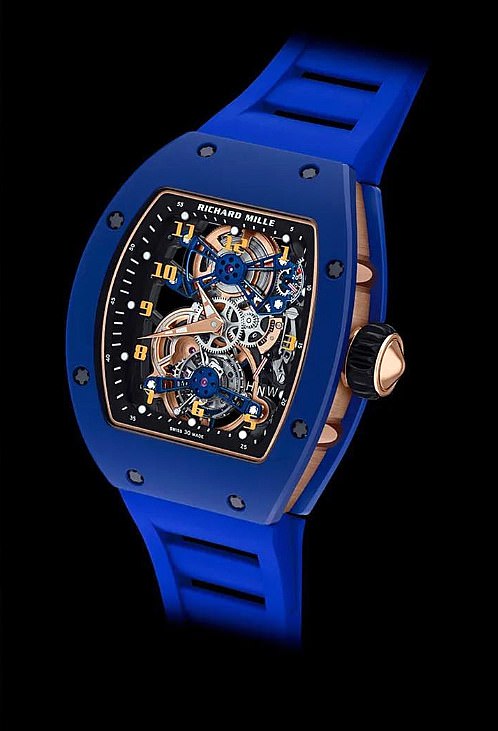 This is the latest version of the timepiece from Richard Mille، a luxury Swiss watch brand