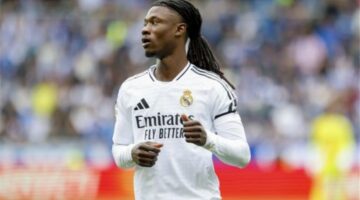 كامافينجا يسجل هدف ريال مدريد الأول أمام ديبورتيفو ألافيس