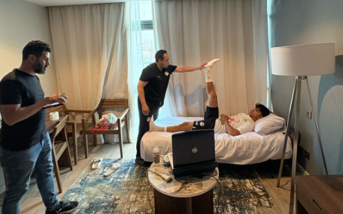 كشف طبي للاعبي منتخب الشباب قبل إعلان قائمة أمم أفريقيا كشف طبي للاعبي منتخب الشباب قبل إعلان قائمة أمم أفريقيا