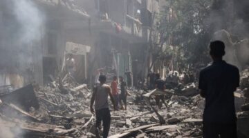 شهيد ومصابون في قصف إسرئيلي على خان يونس جنوبي قطاع غزة