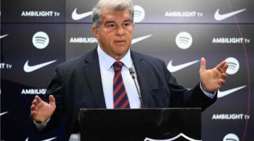 لابورتا: هذا شعوري بشأن مباراة الريال وآرسنال