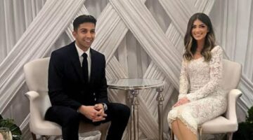 ليلي أحمد زاهر وهشام ماجد يحتفلان بزواجهما خلال أيام