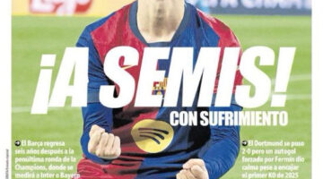 ماذا قالت الصحف الإسبانية عن تأهل برشلونة لنصف نهائي دوري الأبطال؟