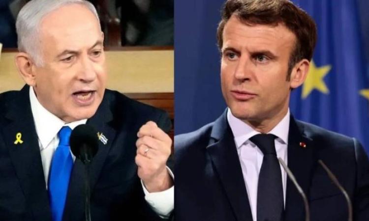 ماكرون لنتنياهو: يجب أن تنتهي محنة المدنيين في غزة ماكرون لنتنياهو: يجب أن تنتهي محنة المدنيين في غزة