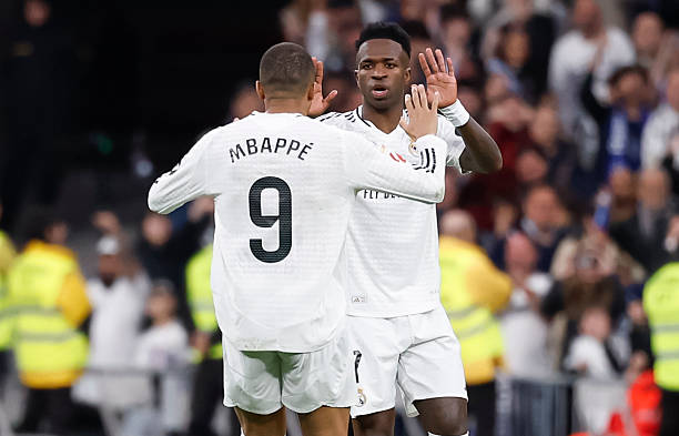 مبابي وفينيسيوس يقودان هجوم ريال مدريد أمام أرسنال بدوري الأبطال مبابي وفينيسيوس يقودان هجوم ريال مدريد أمام أرسنال بدوري الأبطال