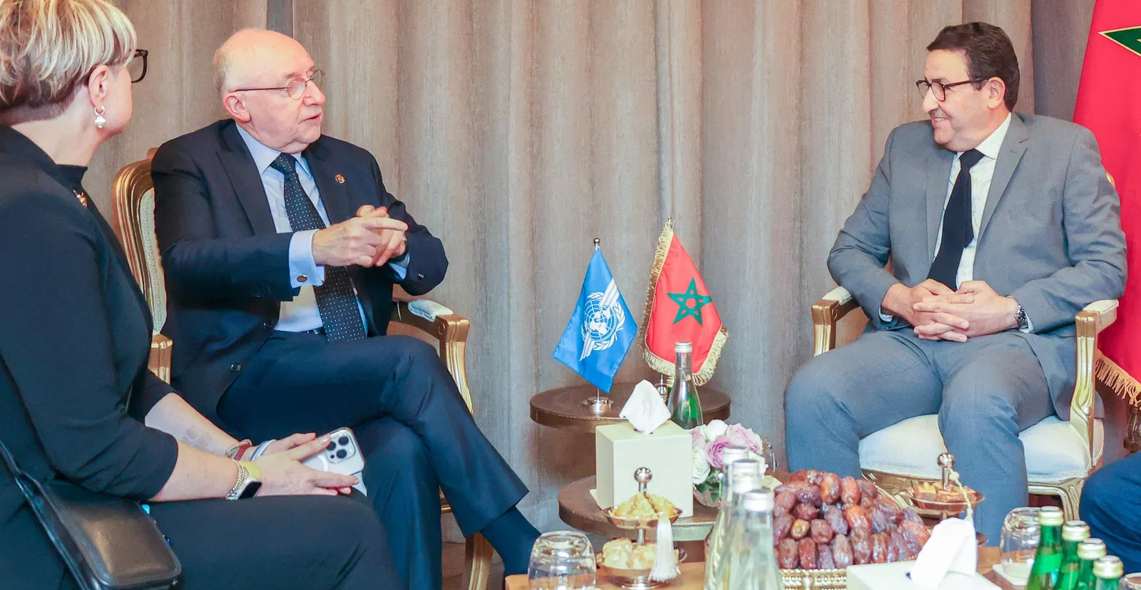 مباحثات بين وزير النقل المغربي ورئيس منظمة الطيران المدني الدولي لتعزيز التعاون مباحثات بين وزير النقل المغربي ورئيس منظمة الطيران المدني الدولي لتعزيز التعاون