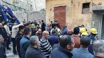 محافظ الإسكندرية ومدير الأمن يتفقدان عقار اللبان المنهار