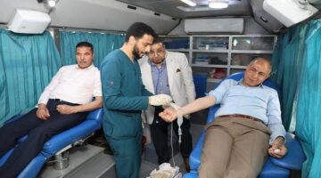 محافظ المنيا يطلق حملة قومية للتبرع بالدم لصالح مستشفيات الصحة وبنك الدم