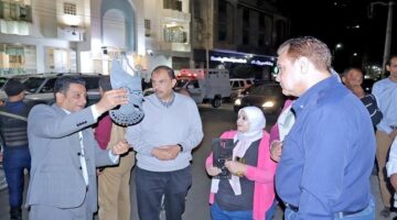محافظ سوهاج يتابع أعمال تطبيق الهوية البصرية بميدان الثقافة 