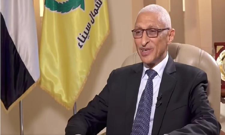 محافظ شمال سيناء يشكر الهلال الأحمر المصري محافظ شمال سيناء يشكر الهلال الأحمر المصري