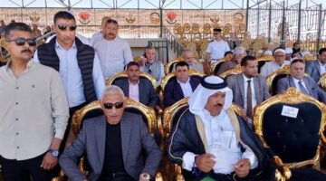 محافظ شمال سيناء يطلق إشارة البدء لسباق الهجن بالعريش بمشاركة 313 جملا