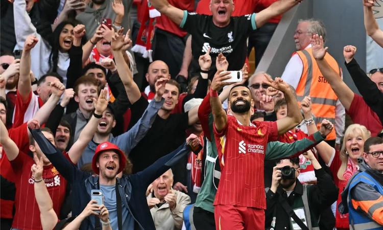 محمد صلاح: من الرائع أن نفوز بالدوري الإنجليزي مع جماهيرنا محمد صلاح: من الرائع أن نفوز بالدوري الإنجليزي مع جماهيرنا