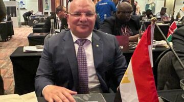 محمد محمود يفوز بمنصب السكرتير العام الأول للاتحاد الإفريقي للمصارعة