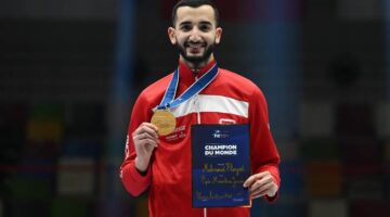 محمود السيد : فخور بذهبية بطولة العالم للسلاح.. والميدالية جاءت بعمل جماعي