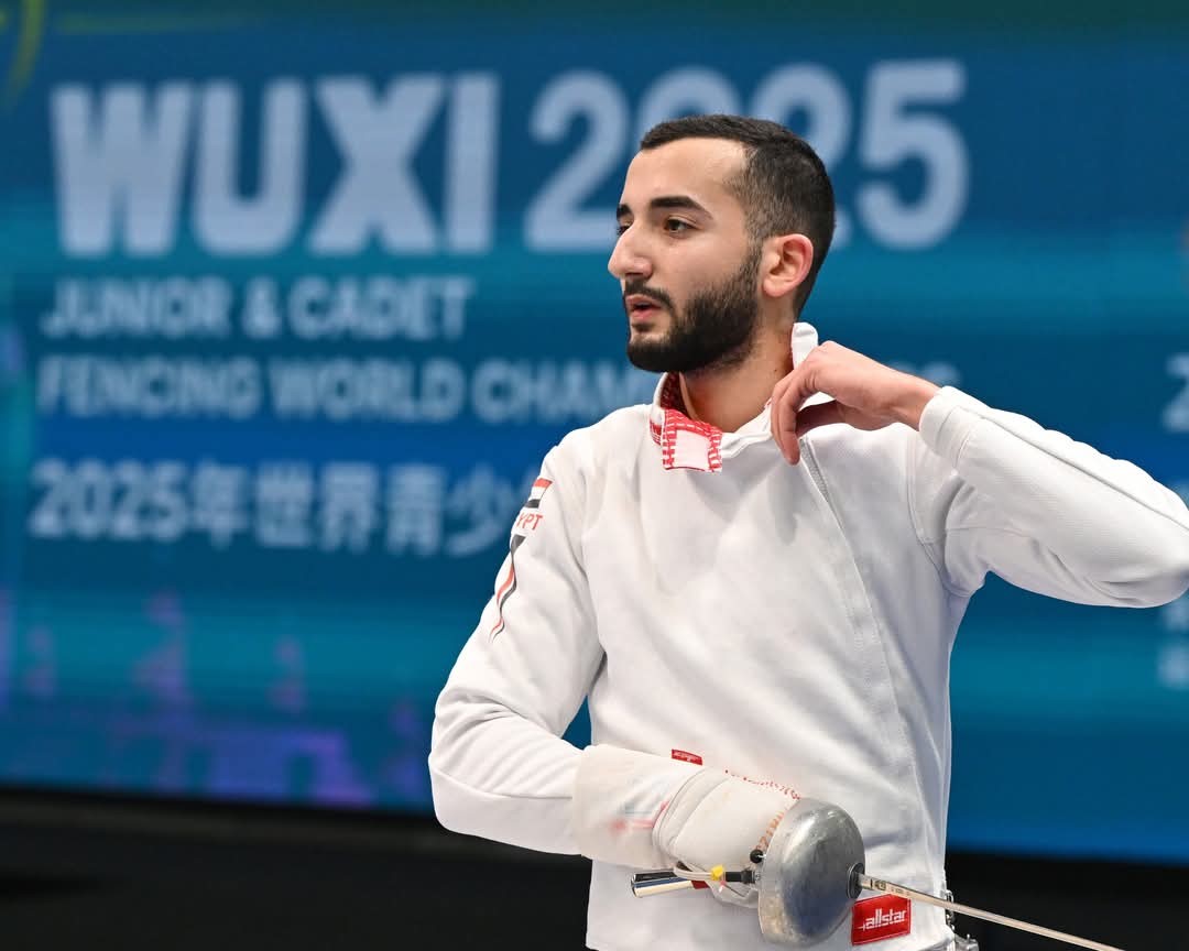 محمود السيد يتأهل لنصف نهائي سيف المبارزة ببطولة العالم بالصين ويضمن ميدالية لمصر محمود السيد يتأهل لنصف نهائي سيف المبارزة ببطولة العالم بالصين ويضمن ميدالية لمصر