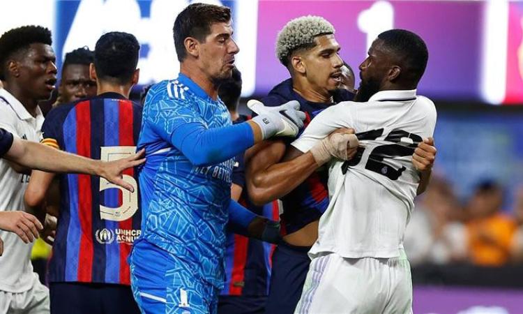 مدافع ريال مدريد روديجر يعتذر عن تصرفه في مباراة نهائي كأس الملك ضد برشلونة مدافع ريال مدريد روديجر يعتذر عن تصرفه في مباراة نهائي كأس الملك ضد برشلونة