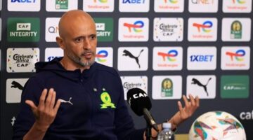 مدرب صن داونز: لا نركز على جماهير المنافس.. والخسارة أمام الأهلي ليست هزيمة
