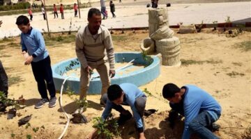مديرية التربية والتعليم تعلن تشجير المدارس ودهانات الفصول