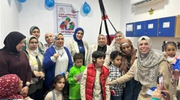 مديرية الصحة ومستشفيات الإسكندرية تشارك المواطنين بالاحتفال اليوم العالمى للتوحد