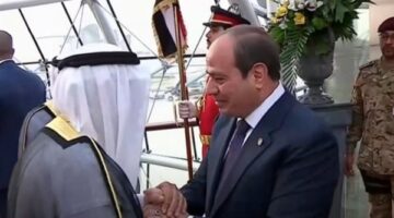 مراسم استقبال رسمية للرئيس السيسى لدى وصوله إلى الكويت (شاهد)