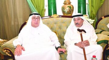 مسؤولون يقدمون واجب العزاء في وفاة فردان بن علي الفردان