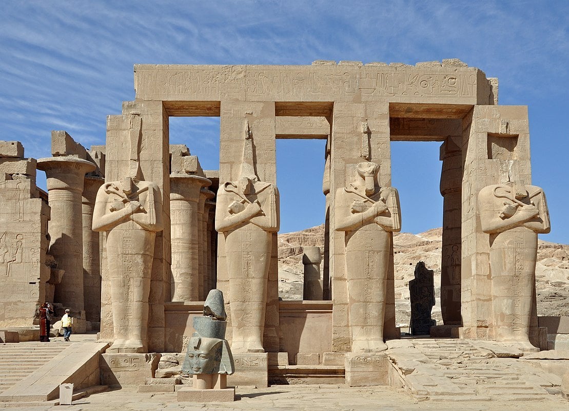 اكتشافات أثرية..مصر تعيد الحياة لمعبد الرامسيوم في مشروع ترميم ضخم بعد قرون من الإهمال- صورة أرشيفية