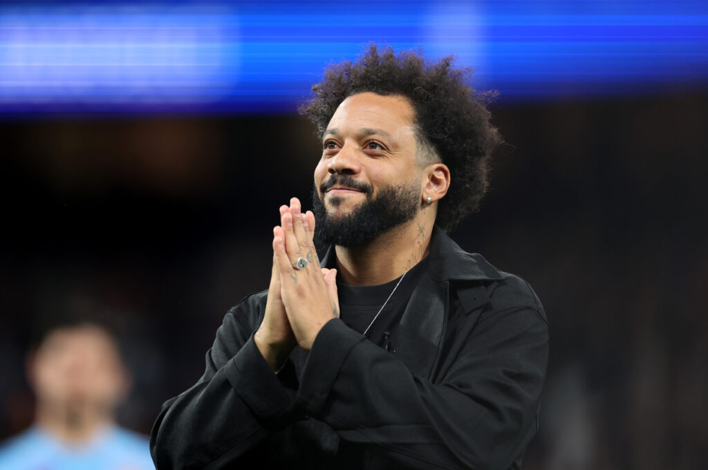 مقصية نجل مارسيلو في مباراة ريال مدريد ضد ريال بيتيس