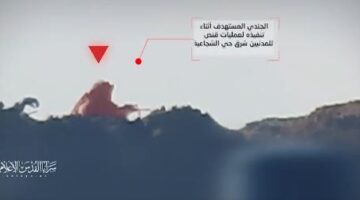 فيديو.. لحظة قتل قناص إسرائيلي أثناء استهدافه فلسطينيين في غزة