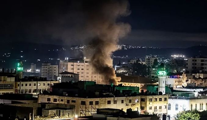 14 مصابا فلسطينيا بنيران الاحتلال في نابلس