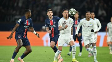 ملخص وأهداف مباراة باريس ضد أستون فيلا في ربع نهائي دوري أبطال أوروبا
