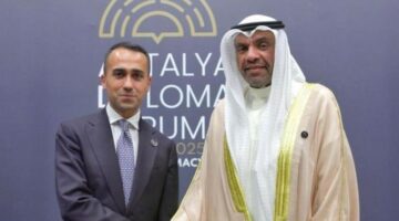 ممثل سمو ولي العهد يلتقي الممثل الخاص للاتحاد الأوروبي لمنطقة الخليج على هامش منتدى أنطاليا