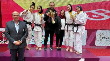 منتخب مصر للجودو آنسات يحقق كأس المركز الأول والميدالية الذهبية في البطولة العربية بالأردن