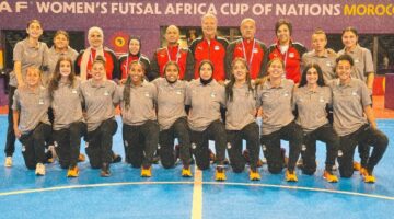 منتخب مصر للكرة النسائية يتفقد ملاعب بطولة كأس أمم إفريقيا للصالات