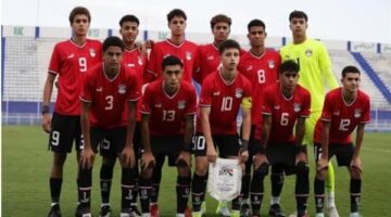 منتخب مصر للناشئين يتقدم على أنجولا